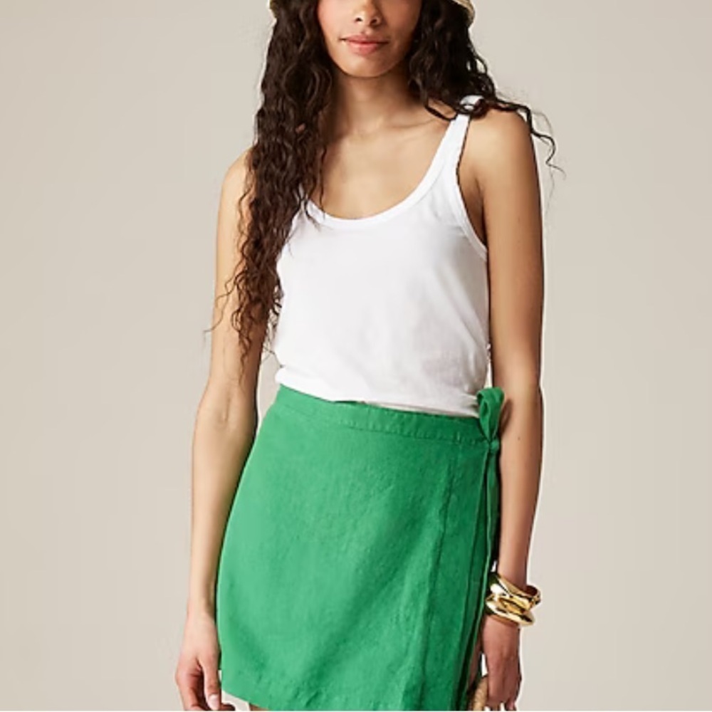 J crew Feather jersey slim-fit tank top